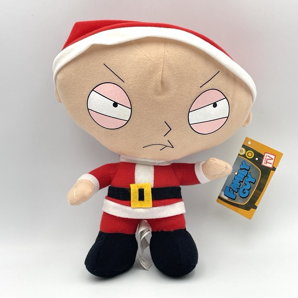 NWT Fox Family Guy Christmas Santa Claus Stewie  10" Stuffed Plush Toy New‎